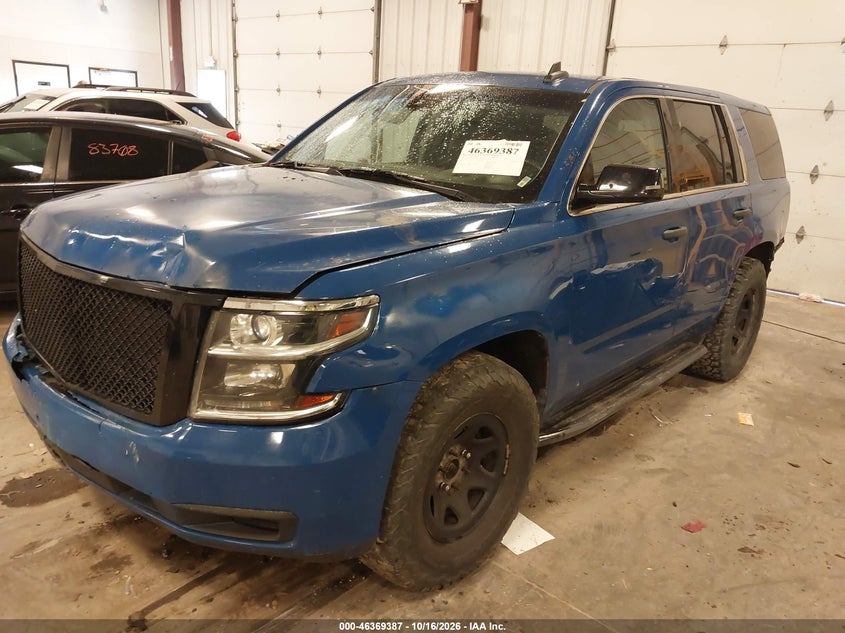 Vin: 1gnsk2ec3fr663205, lot: 46869720, chevrolet tahoe commercial fleet 20152