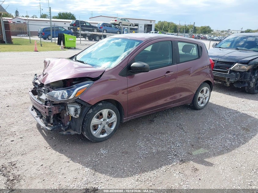 Vin: kl8cb6sa3mc736167, lot: 46869721, chevrolet spark fwd ls automatic 20212