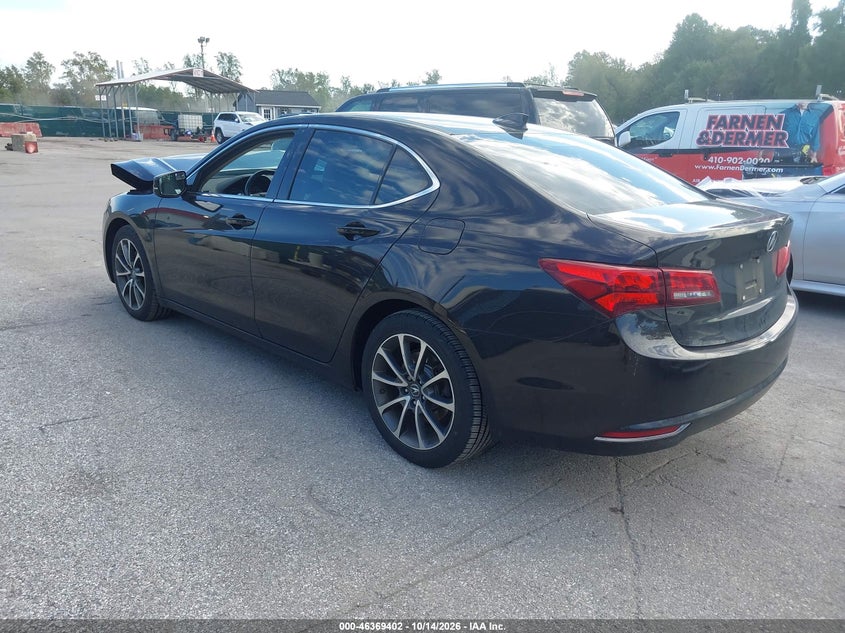 Vin: 19uub2f58ga009576, lot: 46869735, acura tlx v6 tech 20163