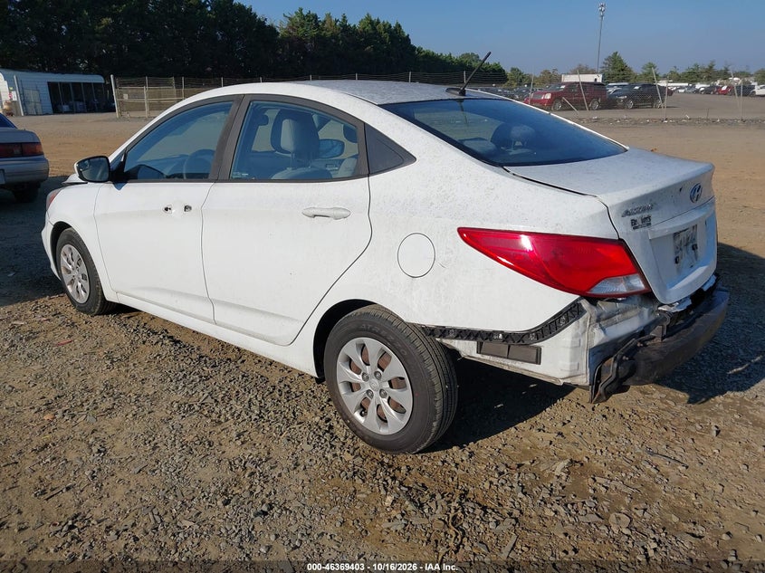 Vin: kmhct4ae1gu092191, lot: 46869737, hyundai accent se 20163