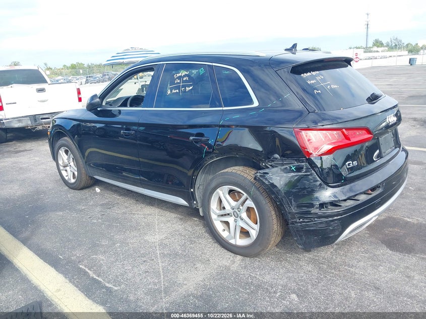 Vin: wa1anafy6k2056583, lot: 46869788, audi q5 45 premium 20193