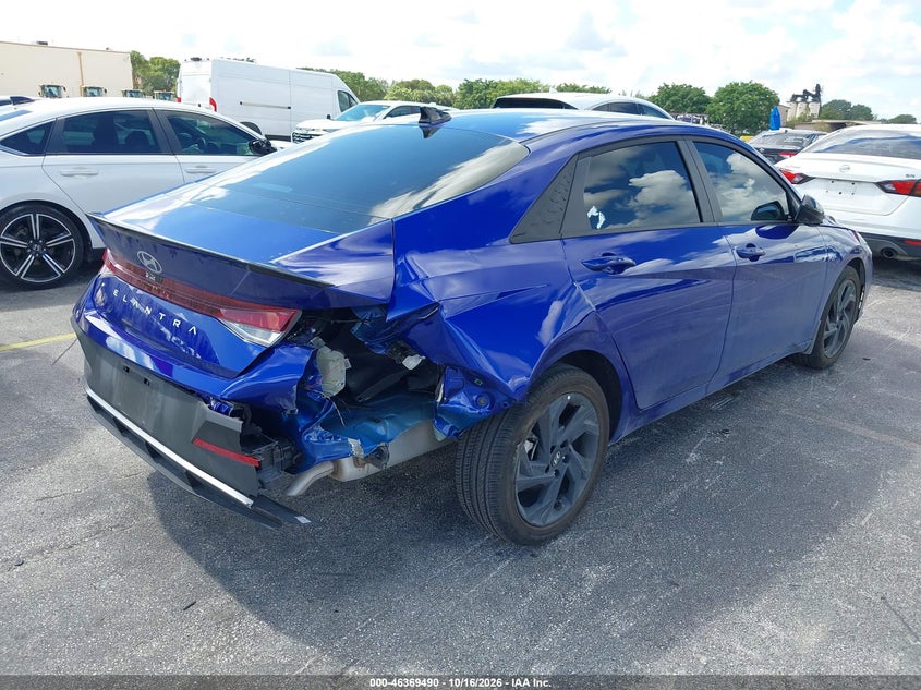 Vin: kmhlm4dg6tu135475, lot: 46869823, hyundai elantra sel sport 20264