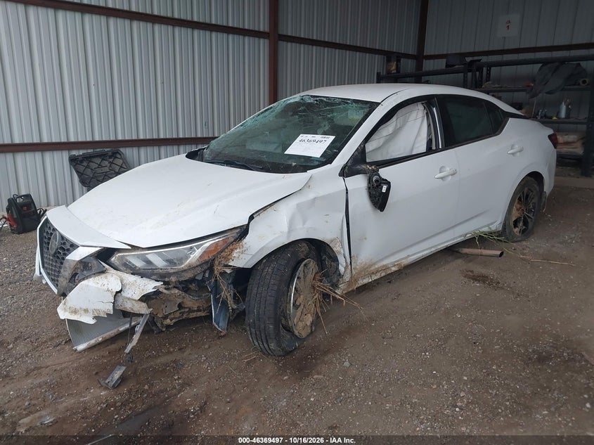 2023 Nissan Sentra Sv Xtronic Cvt, Front End, IAAI, VIN 3N1AB8CV7PY255073 — photo 2