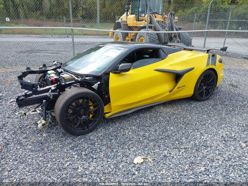 Vin: 1g1ye3d3xs5600727, lot: 46869852, chevrolet corvette z06 rwd  2lz 20252