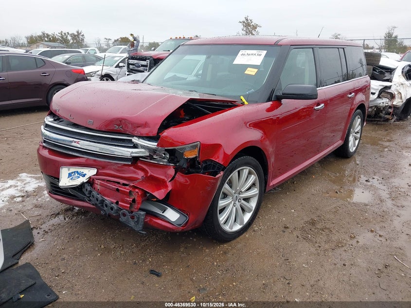 Vin: 2fmgk5c83hba04010, lot: 46869863, ford flex sel 20172