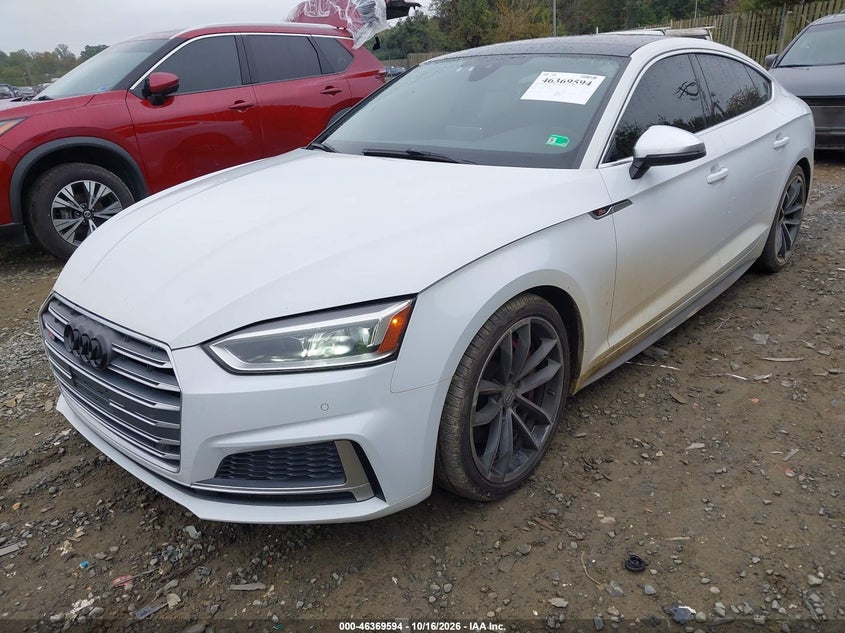 2018 Audi S5 3.0T Premium Plus, Right Side, IAAI, VIN WAUB4CF58JA056066 — photo 2