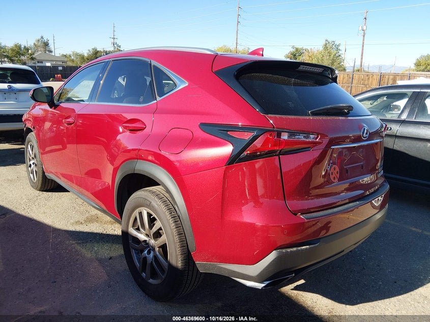 Vin: jtjbarbz5f2025590, lot: 46869933, lexus nx 200t 20153