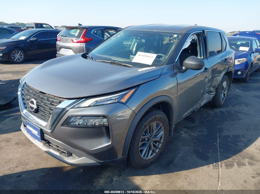 2023 Nissan Rogue S Intelligent Awd, Левый бок, IAAI, VIN 5N1BT3AB0PC809746 — фото 2