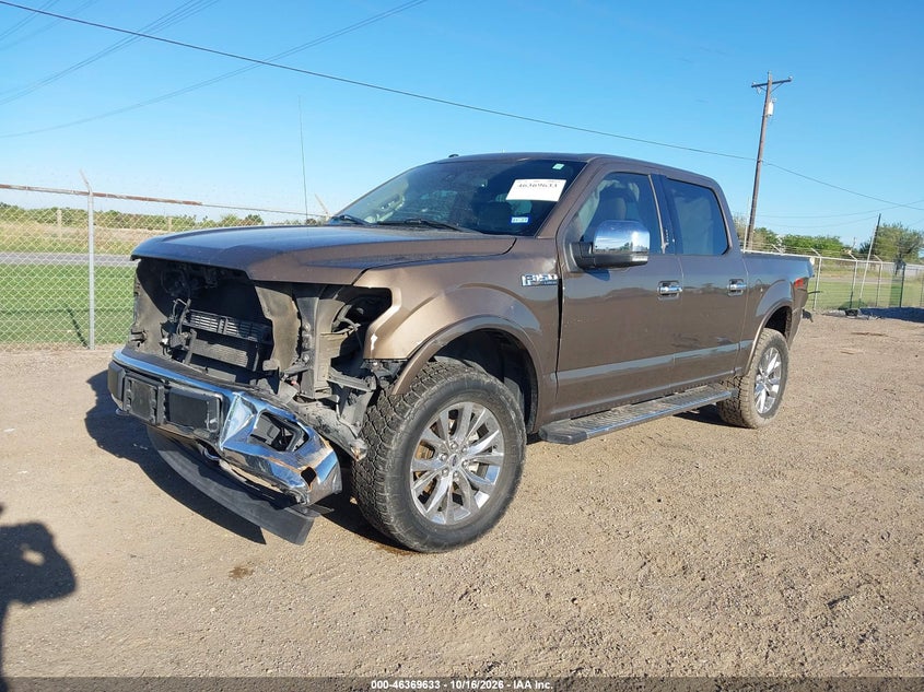 Vin: 1ftew1ef9hkc05002, lot: 46869966, ford f-150 lariat 20172