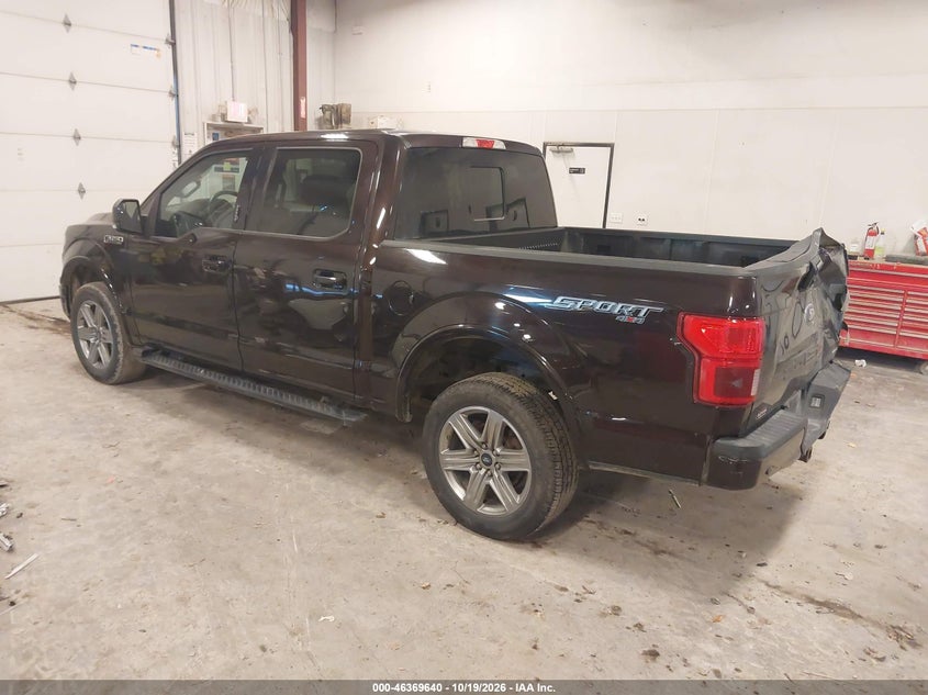 Vin: 1ftew1eg2jfc27107, lot: 46869973, ford f-150 xlt 20183