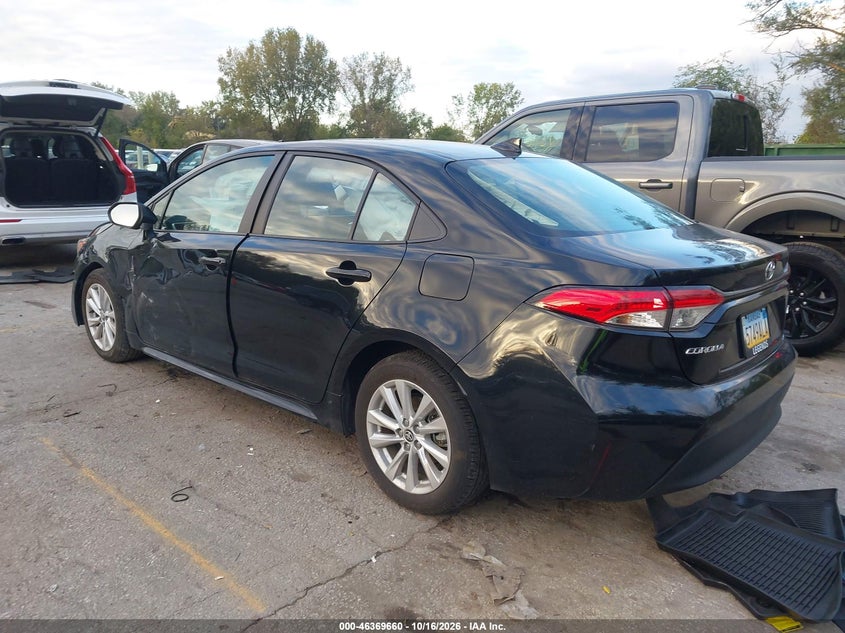 Vin: 5yfb4mde1sp328708, lot: 46869993, toyota corolla le 20253