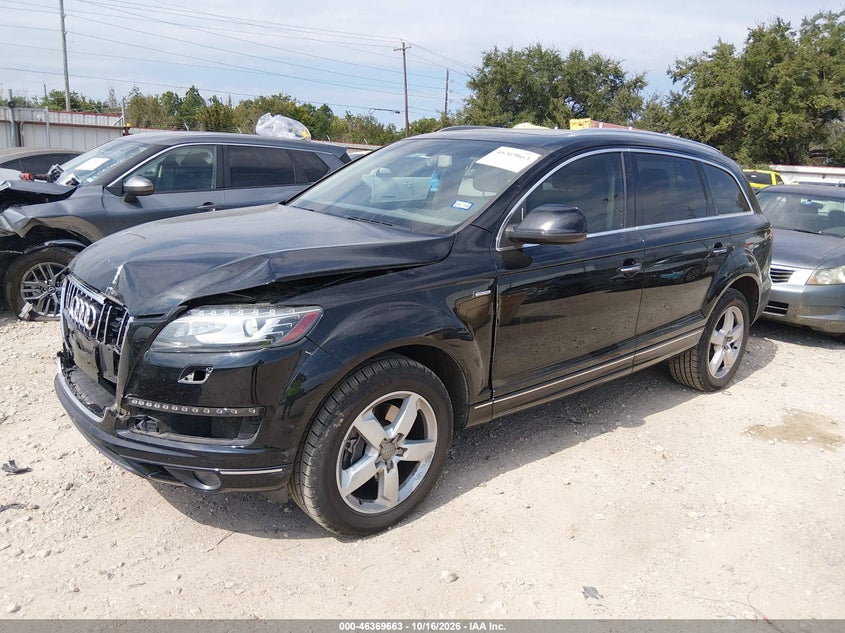 Vin: wa1lgafe9fd020714, lot: 46869996, audi q7 3.0t premium 20152