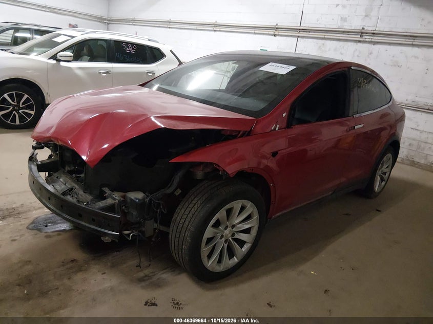 Vin: 5yjxcde25mf323071, lot: 46869997, tesla model x long range dual motor all-wheel drive/long range plus dual motor all-wheel drive 20212