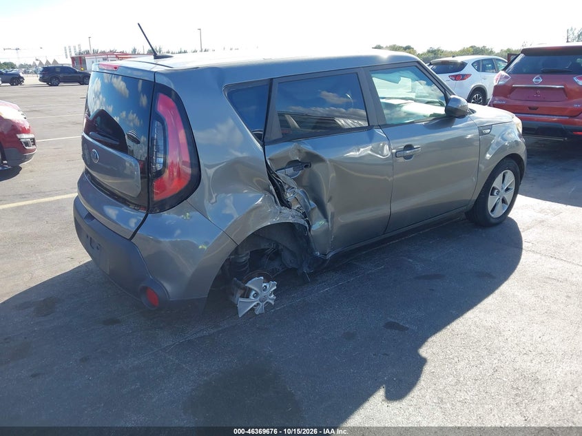 Vin: kndjn2a25e7057813, lot: 46870009, kia soul 20144