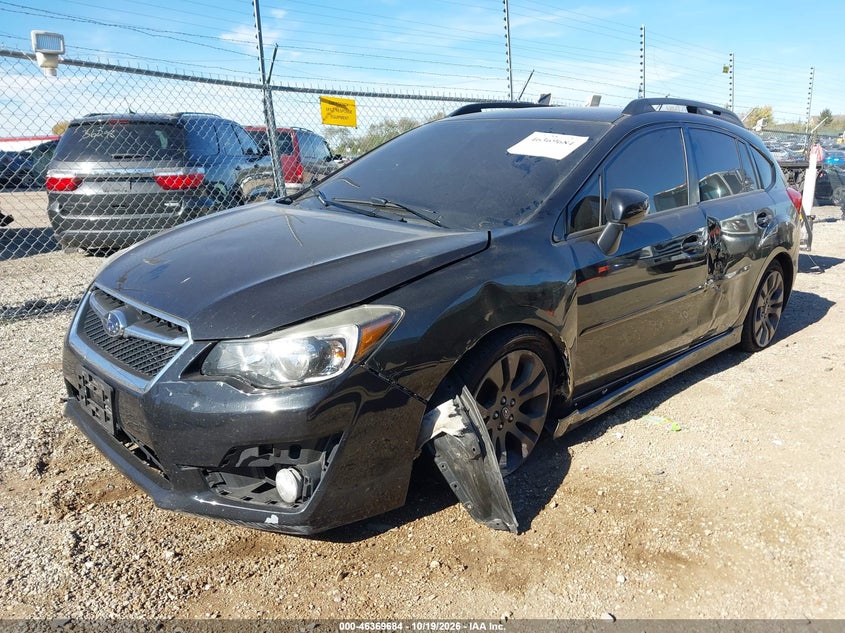 Vin: jf1gpav68fh326447, lot: 46870017, subaru impreza 2.0i sport limited 20152