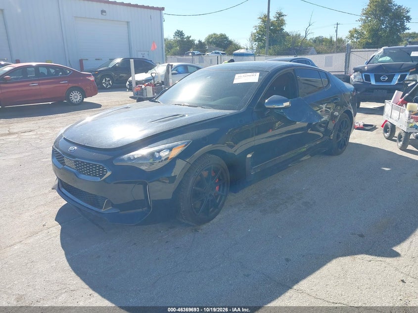 Vin: knae45lc2j6011834, lot: 46870025, kia stinger gt1 20182