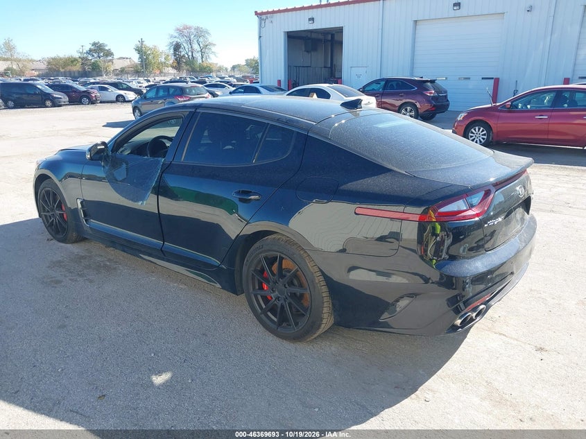Vin: knae45lc2j6011834, lot: 46870025, kia stinger gt1 20183
