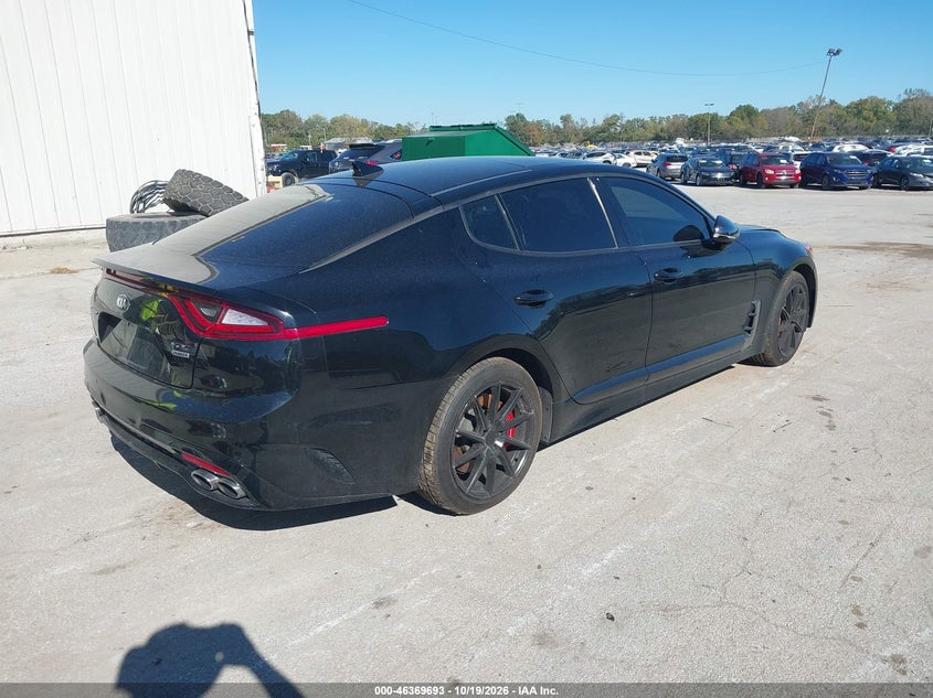Vin: knae45lc2j6011834, lot: 46870025, kia stinger gt1 20184