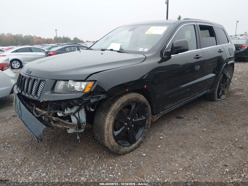 2015 Jeep Grand Cherokee Altitude, Удар спереду, IAAI, VIN 1C4RJFAG4FC681953 — фото 2