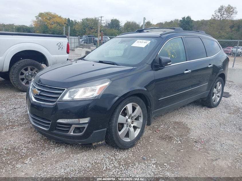 2015 Chevrolet Traverse Ltz, Правый бок, IAAI, VIN 1GNKVJKD2FJ286508 — фото 2