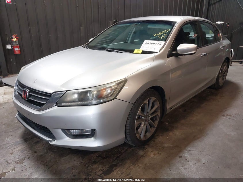2013 Honda Accord Sport, Left Rear, IAAI, VIN 1HGCR2F55DA237747 — photo 2