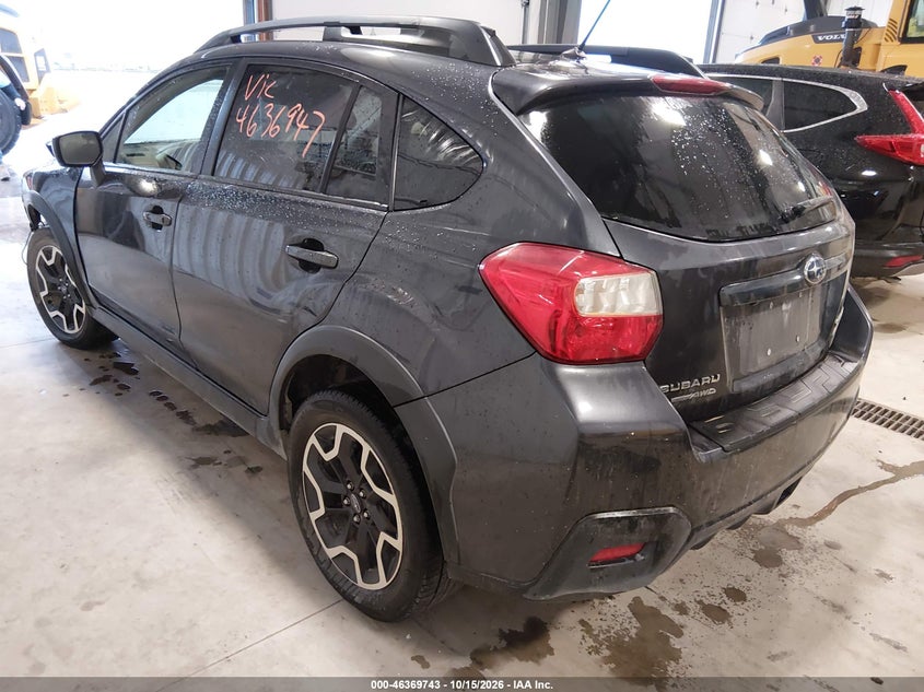 Vin: jf2gpabcxhh249380, lot: 46870076, subaru crosstrek 2.0i premium 20173