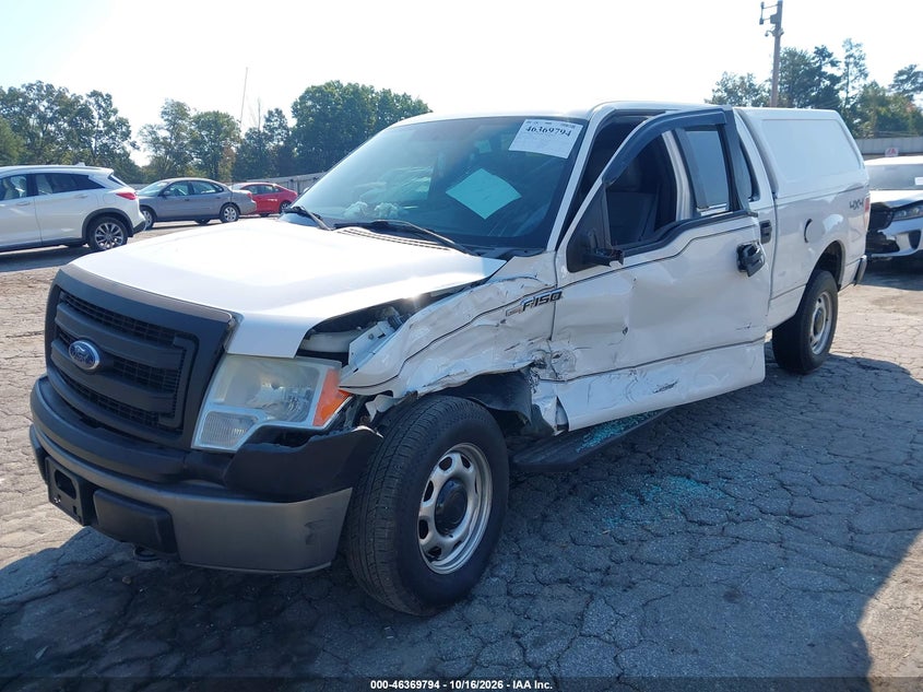 2014 Ford F-150 Xl, Левый бок, IAAI, VIN 1FTVW1EF7EKG11159 — фото 2