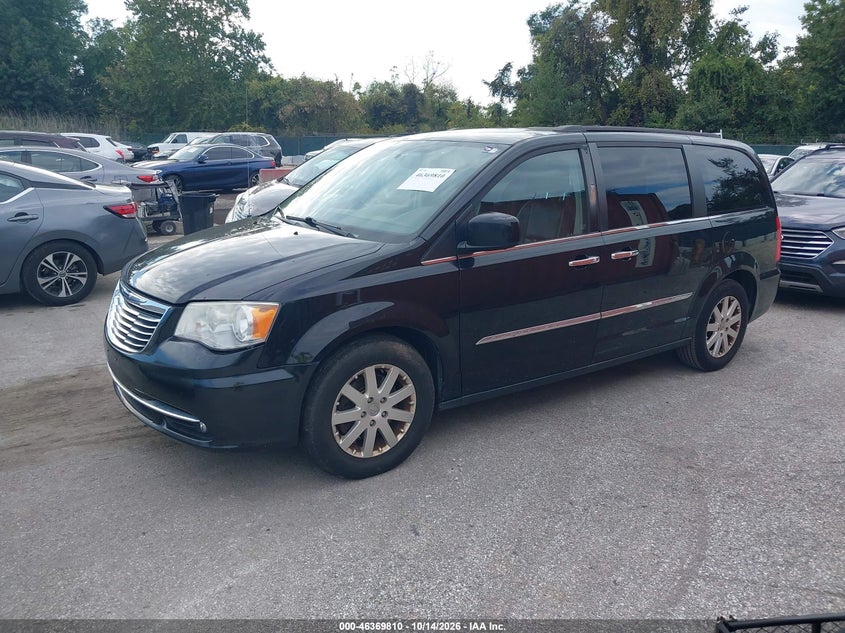 Vin: 2c4rc1bg3er418547, lot: 46870143, chrysler town & country touring 20142