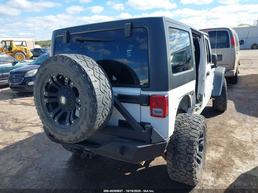 Vin: 1c4bjwdg8fl502780, lot: 46870190, jeep wrangler unlimited sport 20154