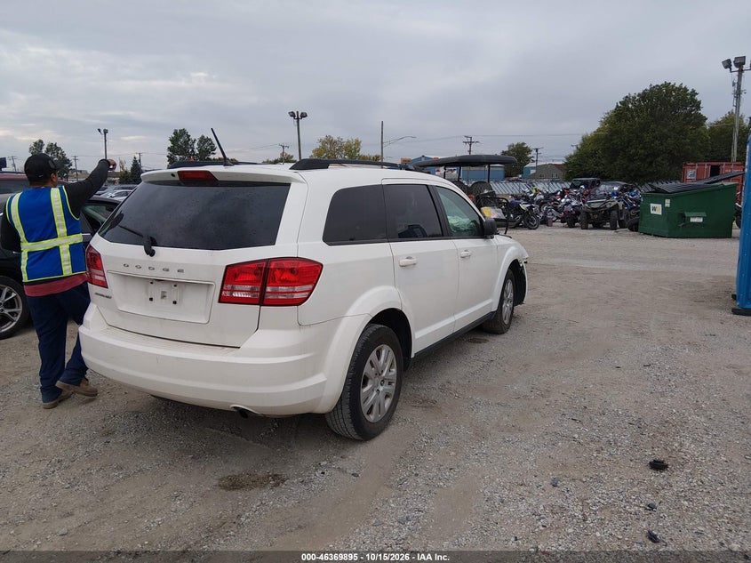 Vin: 3c4pdcab1jt520426, lot: 46870228, dodge journey se 20184