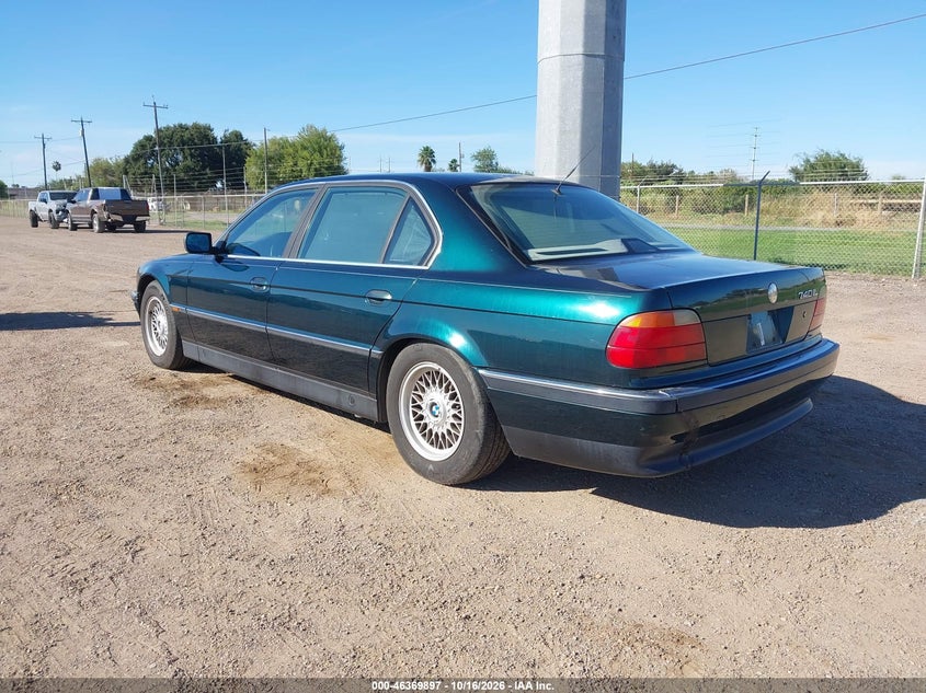 BMW 740 1995 VIN WBAGJ6320SDH34404