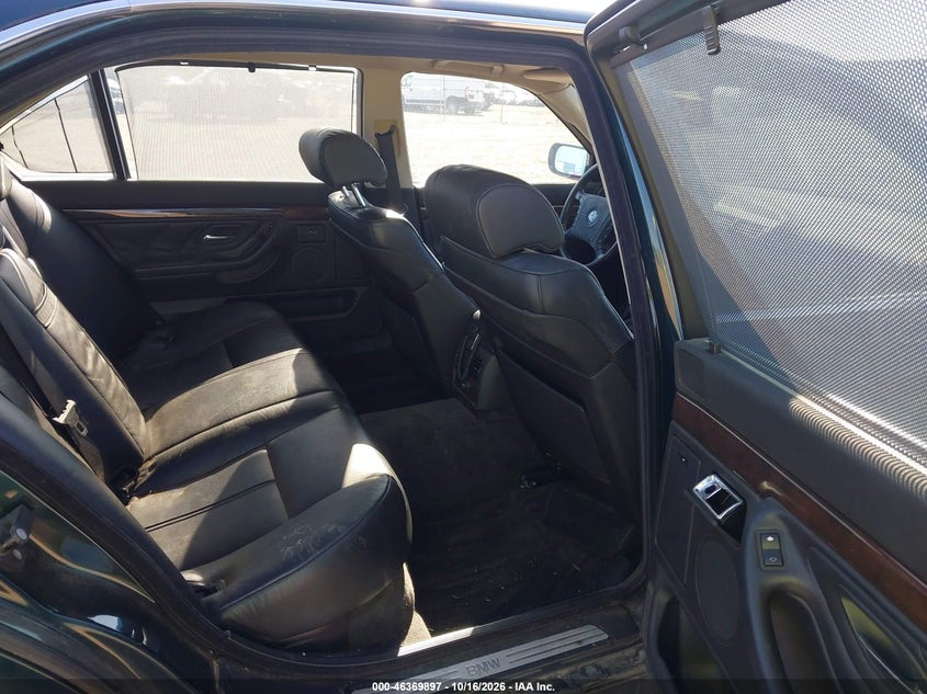 BMW 740 1995 VIN WBAGJ6320SDH34404