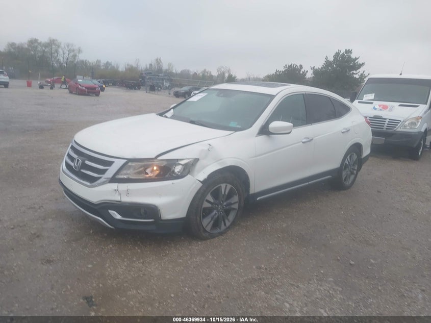 2015 Honda Crosstour Ex-L V6, Left Side, IAAI, VIN 5J6TF2H59FL002497 — photo 2