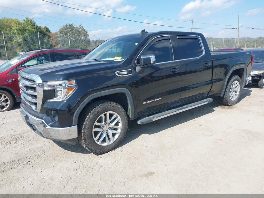 Vin: 1gtu9bet3lz155082, lot: 46870295, gmc sierra 1500 4wd  standard box sle 20202