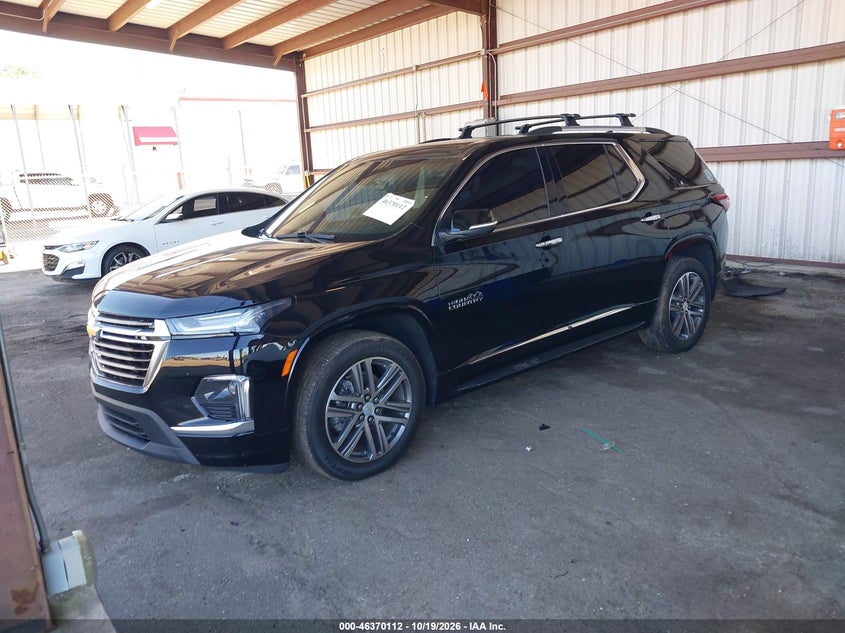 Vin: 1gnernkw7pj198730, lot: 46870445, chevrolet traverse fwd high country 20232