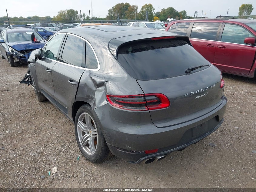 Vin: wp1ab2a59glb42682, lot: 46870464, porsche macan s 20163