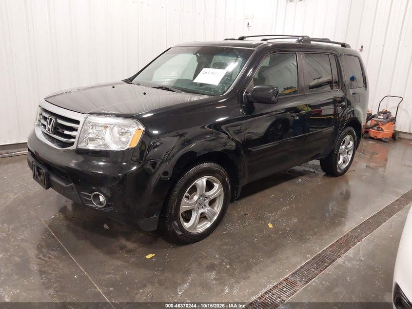 2015 Honda Pilot Ex-L, Повреждение двигателя, IAAI, VIN 5FNYF4H53FB045081 — фото 2