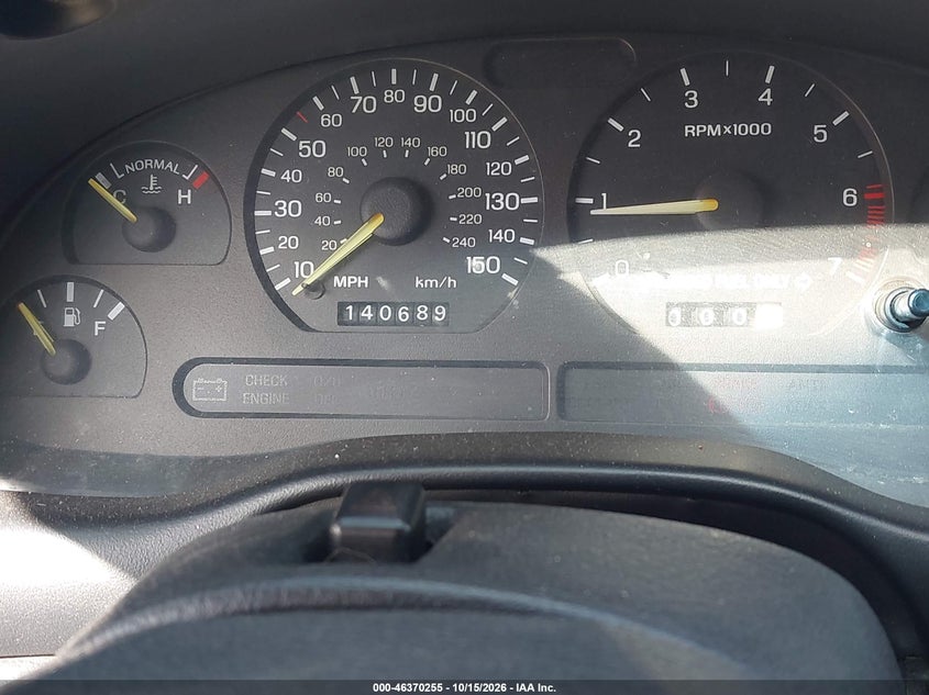 FORD MUSTANG 1995 VIN 1FALP42T7SF135697