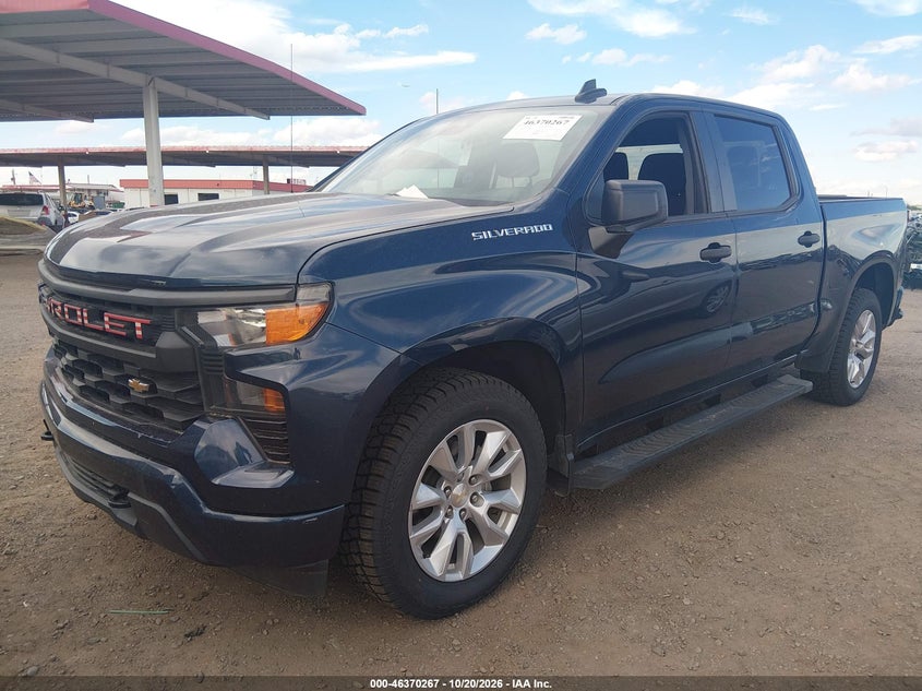 Vin: 3gcpabek9ng519424, lot: 46870603, chevrolet silverado 1500 2wd  short bed custom 20222
