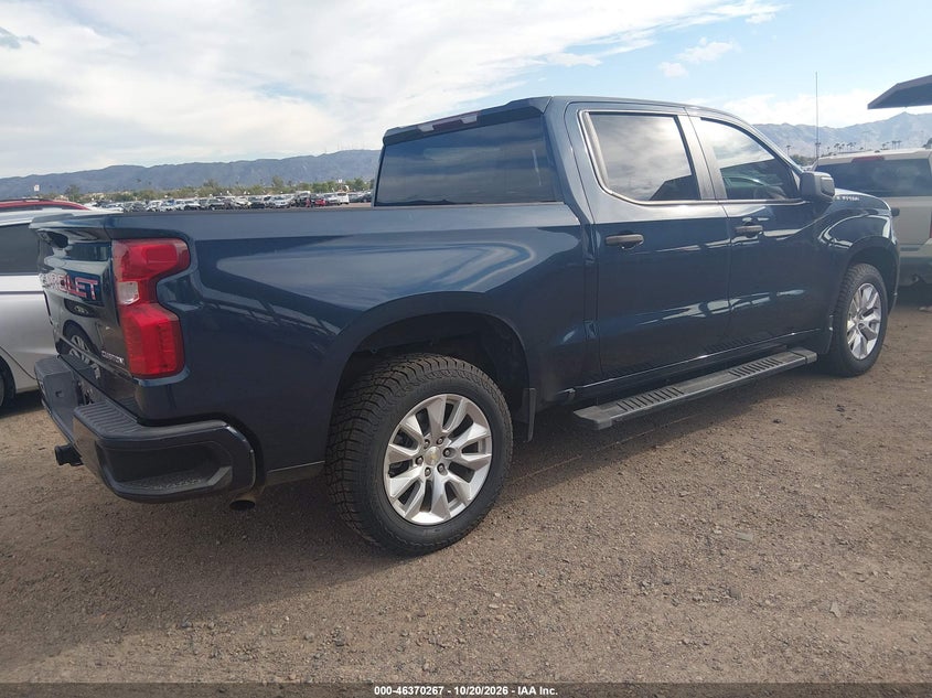 Vin: 3gcpabek9ng519424, lot: 46870603, chevrolet silverado 1500 2wd  short bed custom 20224