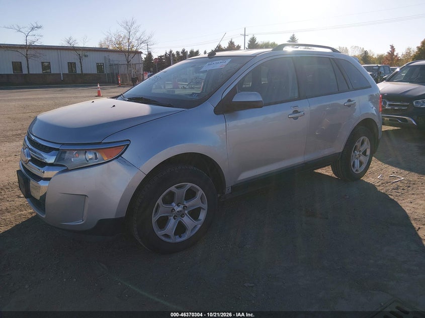 Vin: 2fmdk4jc6dbe29851, lot: 46870637, ford edge sel 20132