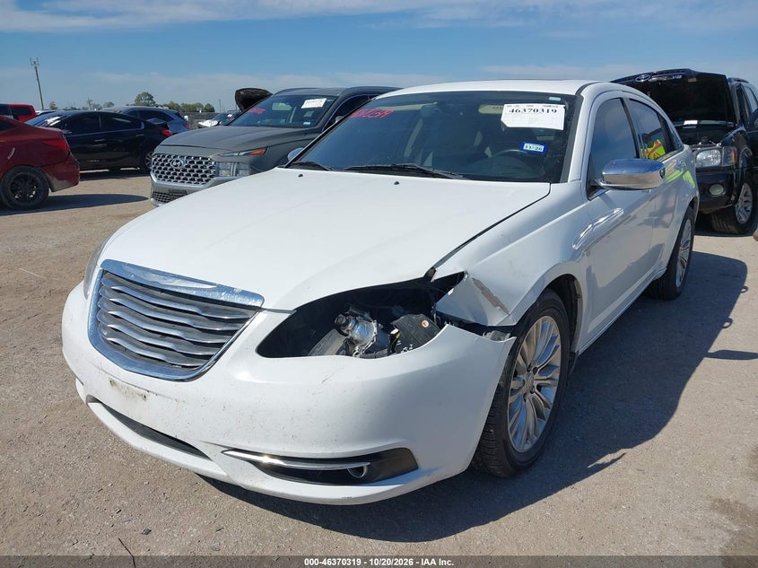 Vin: 1c3ccbcb3cn122473, lot: 46870652, chrysler 200 limited 20122