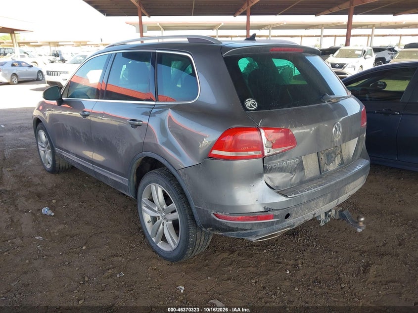 Vin: wvgek9bp9cd006807, lot: 46870656, volkswagen touareg tdi sport 20123