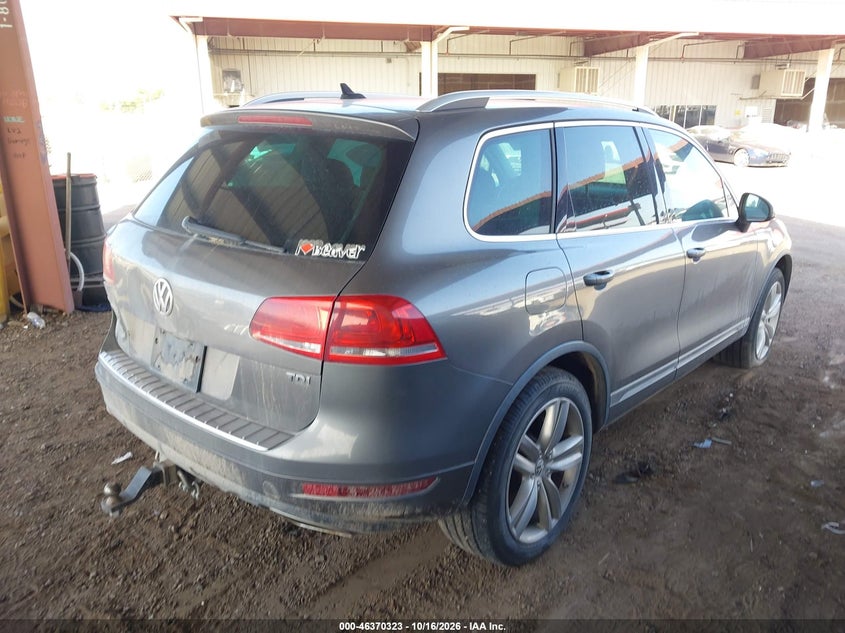 Vin: wvgek9bp9cd006807, lot: 46870656, volkswagen touareg tdi sport 20124