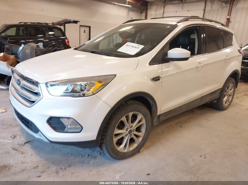 2018 Ford Escape Sel, Удар спереди, IAAI, VIN 1FMCU9HD2JUA63281 — фото 2