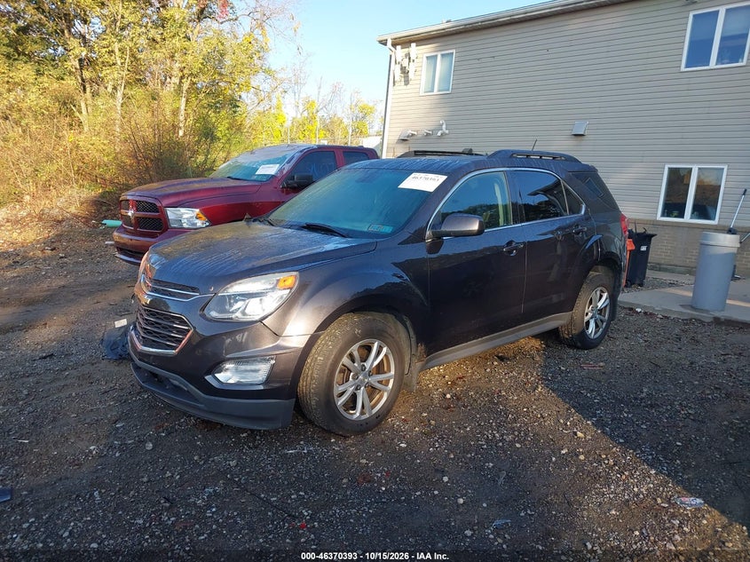 Vin: 1gnflfek8gz107034, lot: 46870726, chevrolet equinox lt 20162