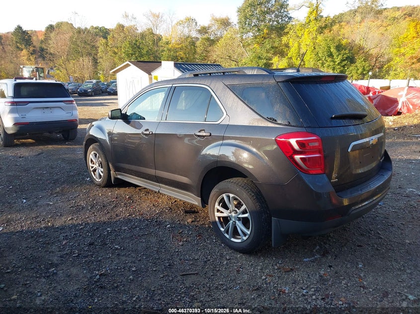 Vin: 1gnflfek8gz107034, lot: 46870726, chevrolet equinox lt 20163