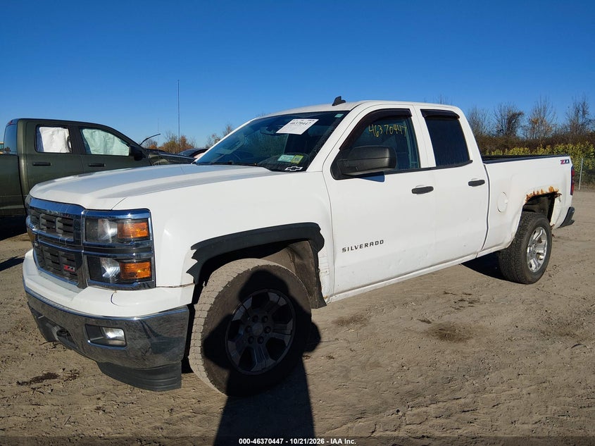 Vin: 1gcvkreh0ez205307, lot: 46870780, chevrolet silverado 1500 2lt 20142
