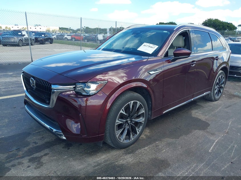 Vin: jm3kkdhc1r1127301, lot: 46870795, mazda cx-90 3.3 turbo s premium 20242