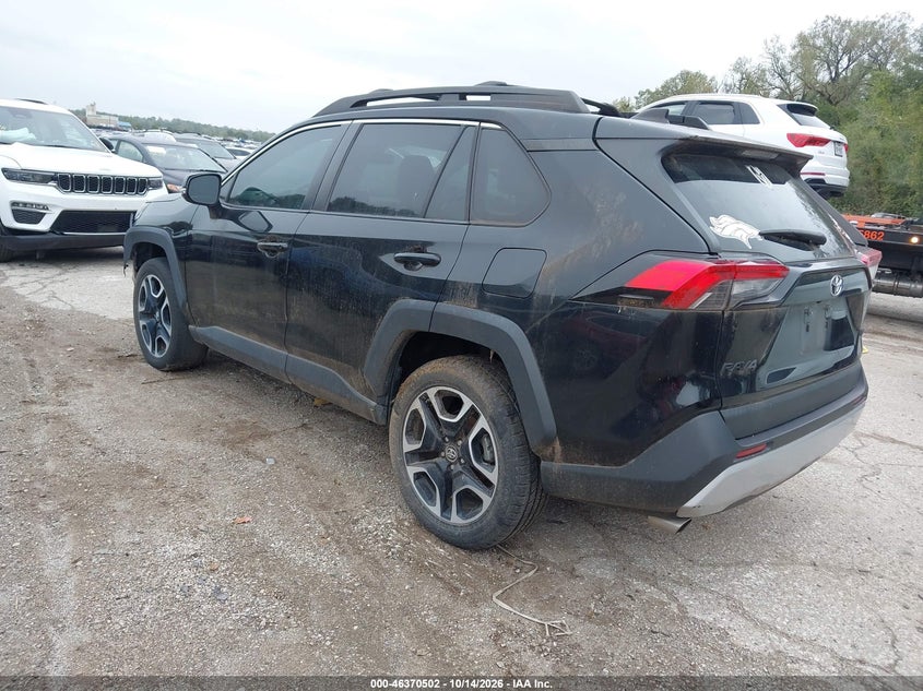 Vin: 2t3j1rfv4kw012014, lot: 46870835, toyota rav4 adventure 20193